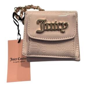 Juicy Couture Blush Pink Enchanted Mini Bifold Chain Wallet –NWT